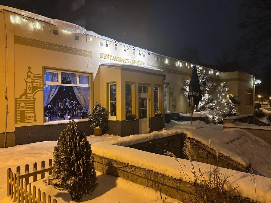 Restaurace v zimě
